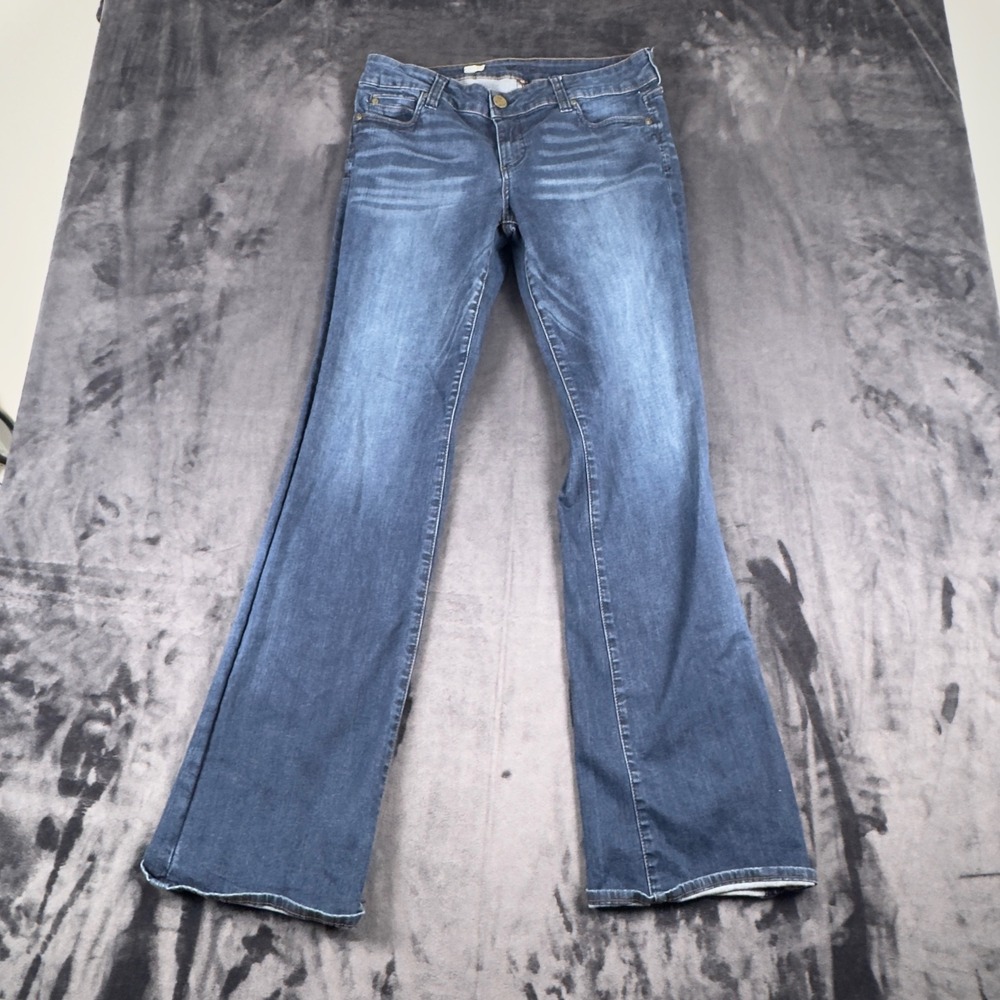 KUT from the Kloth Natalie Bootcut Jeans Womens 12 Blue High Rise Denim